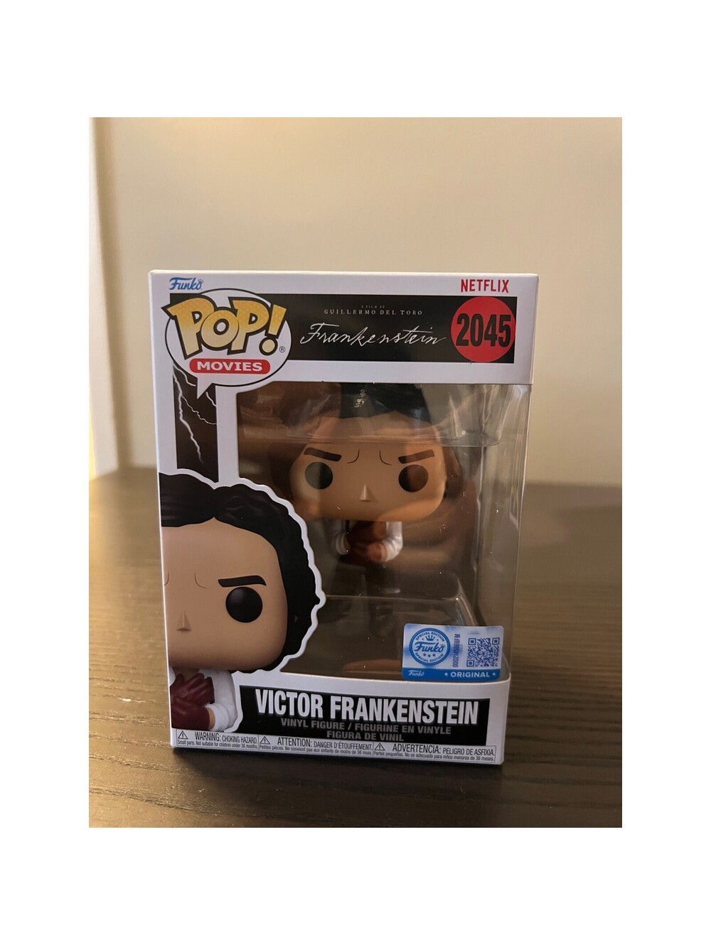 EXCLUSIVE Victor Frankenstein Funko Pop #2045 Guillermo Del Toro Movies Horror